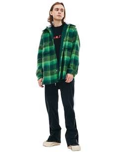Клетчатая рубашка с капюшоном Nahmias