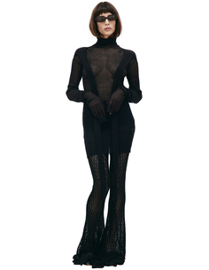 Прозрачный топ с вырезом на спине Quira