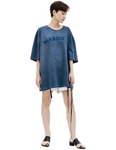 Оверсайз футболка с логотипом Maison Margiela