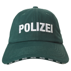 Кепка с вышивкой Polizei Vetements