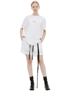Футболка с вышивкой логотипа Maison Margiela
