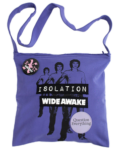 Фиолетовая сумка с принтом Isolation Raf Simons