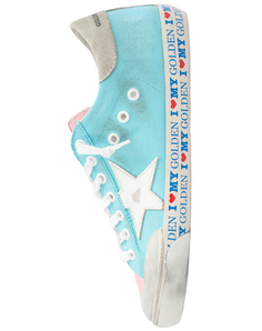 Разноцветные кеды Superstar Penstar Golden Goose