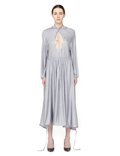 Асимметричное платье миди с вырезом Vetements