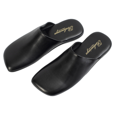 Черные мюли из кожи Balenciaga