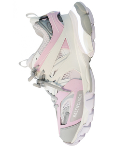 Розовые кроссовки track с подсветкой Balenciaga