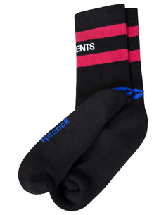 Черные носки с логотипом Vetements