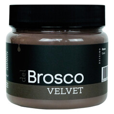 Краски и эмали для дерева краска акриловая DEL BROSCO Velvet интерьерная 0,4л коричневая, арт.2515190
