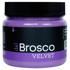 Краски и эмали для дерева краска акриловая DEL BROSCO Velvet интерьерная 0,4л фиолетовая, арт.2515186