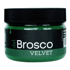 Краски и эмали для дерева краска акриловая DEL BROSCO Velvet интерьерная 0,25л зеленая, арт.2504152