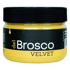 Краски и эмали для дерева краска акриловая DEL BROSCO Velvet интерьерная 0,25л желтая, арт.2504181