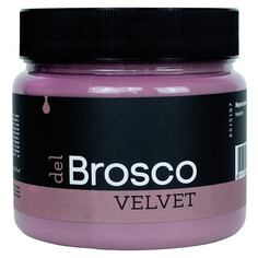 Краски и эмали для дерева краска акриловая DEL BROSCO Velvet интерьерная 0,4л фиолетовая, арт.2515197