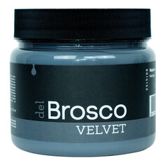 Краски и эмали для дерева краска акриловая DEL BROSCO Velvet интерьерная 0,4л серая, арт.2515198
