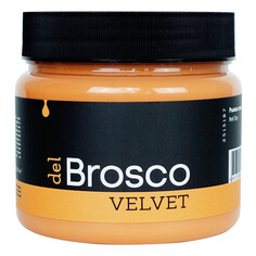 Краски и эмали для дерева краска акриловая DEL BROSCO Velvet интерьерная 0,4л оранжевая, арт.2515187
