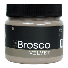 Краски и эмали для дерева краска акриловая DEL BROSCO Velvet интерьерная 0,4л коричневая, арт.2515192