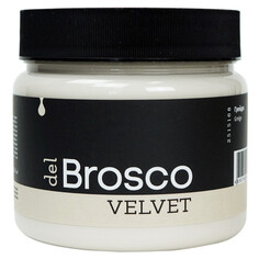 Краски и эмали для дерева краска акриловая DEL BROSCO Velvet интерьерная 0,4л серая, арт.2515168
