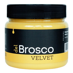 Краски и эмали для дерева краска акриловая DEL BROSCO Velvet интерьерная 0,4л желтая, арт.2515181