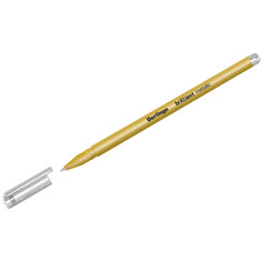 Ручки ручка гелевая Berlingo Brilliant Metallic золото металлик 08мм