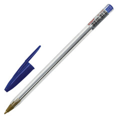 Ручки ручка шариковая STAFF Basic Budget BP 0,4 синяя линия письма 0,5 мм с штрихкодом