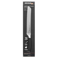 Ножи кухонные нож ATTRIBUTE Chef`s Select 20см для хлеба нерж.сталь, пластик