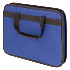 Папки для тетрадей и труда папка STAFF Everyday А4 для тетрадей с ручками на молнии тверд.стенки синяя полиэстер