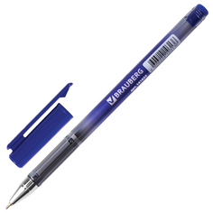Ручки ручка шариковая масляная BRAUBERG Profi Oil 0,7мм линия 0,35мм синяя корпус с печатью