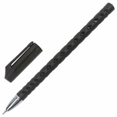 Ручки ручка шариковая масляная BRAUBERG Orient узел 0,7мм линия 0,35мм черная корпус черный