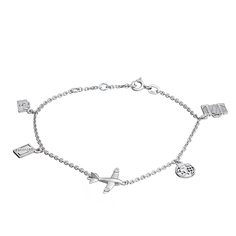 Браслет из серебра с бриллиантами э0601бр04202969 ЭПЛ Даймонд