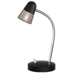 Настольная лампа Настольная светодиодная лампа Horoz Buse черная 049-007-0003 HRZ00000712