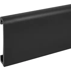 Плинтус напольный Atrium РМ полистирол цвет черный 2000x16x80 мм Без бренда