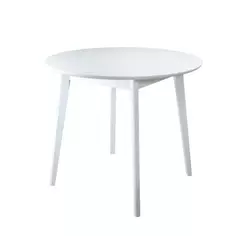 Стол кухонный Скандинавия круглый МДФ 90x90x75 см цвет белый Без бренда