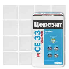 Затирка цементная Церезит CE 33 Comfort цвет белый 25 кг Ceresit