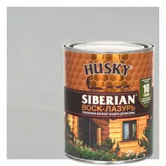Воск-лазурь Husky Siberian полуматовый серебристо-серый 0.9