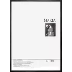 Фоторамка Maria 50x70 см цвет черный Без бренда