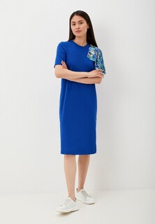 Платье Artograph с картиной Ануш "Ирисы на синем"