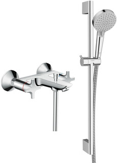 Смеситель для ванны Hansgrohe Logis Classic 71240000 + 26275000