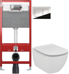 Комплект подвесной унитаз Ideal Standard Tesi T007901 + T352701 + система инсталляции TECE 9300302 + 9240401