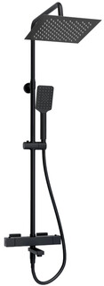 Душевая система 250 мм WasserKRAFT Abens A299.255.130.BM Thermo