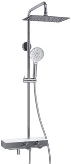Душевая система 300x200 мм WasserKRAFT Aller A113.069.127.CH Thermo