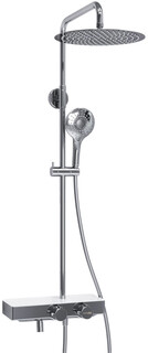Душевая система 300 мм WasserKRAFT Aller A113.116.101.CH Thermo
