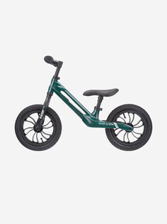 Беговел детский Q PLAY 12, 2-4 лет, двухколесный, надувные колеса, легкий, магниевая рама, Зеленый Qplay