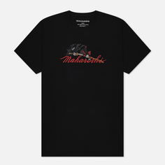Мужская футболка maharishi Ninjutsu Embroidered, цвет чёрный