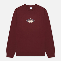 Мужская толстовка Reebok Sporting Goods Crew, цвет бордовый