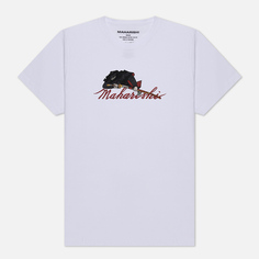 Мужская футболка maharishi Ninjutsu Embroidered, цвет белый