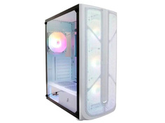 Корпус 1stPlayer FireBase X4 ATX без БП White X4-WH-4F1-W