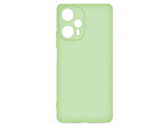 Чехол DF для Poco F5 Pro Silicone Light Green poCase-15