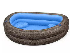 Детский бассейн BestWay TruPrint Wicker 231х178х53cm 575L 54426 BW