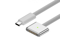 Аксессуар Кабель для зарядки KS-is USB-C/M Magsafe 2 F 2m KS-806gen3-W-2