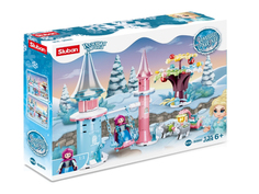 Конструктор Sluban Розовая мечта Зимнаяя сказка: качели 135 дет. M38-B0895
