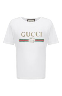 Хлопковая футболка Gucci